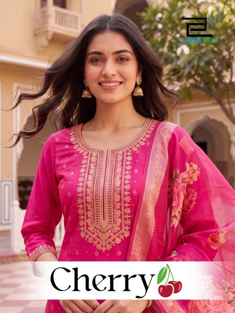 Blue hills cherry 3pcs kurtis wholesale